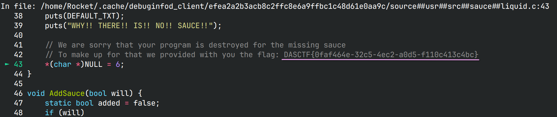 DASCTF 2024金秋十月 WhereIsMySauce